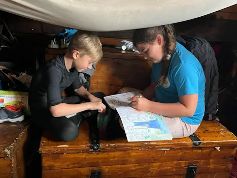 В каюте фрегата «Шатндарт»